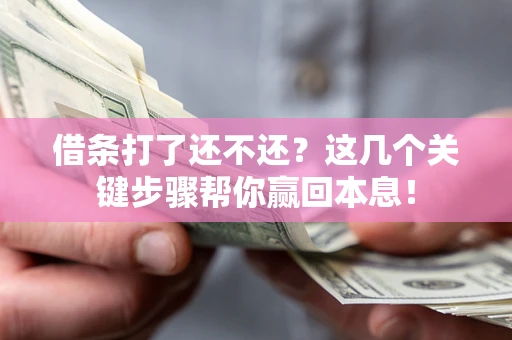 北京借条打了还不还？这几个关键步骤帮你赢回本息！