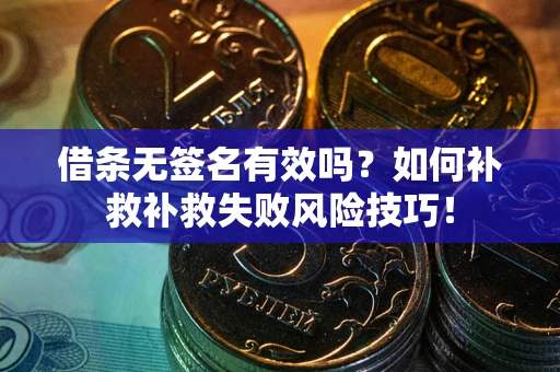 北京借条无签名有效吗？如何补救补救失败风险技巧！