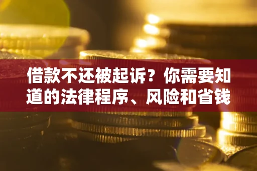 北京借款不还被起诉？你需要知道的法律程序、风险和省钱技巧