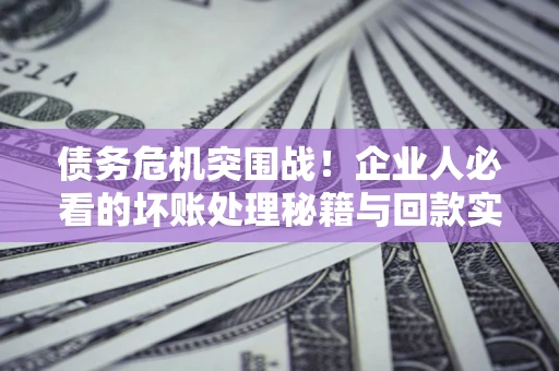 北京债务危机突围战！企业人必看的坏账处理秘籍与回款实战指南