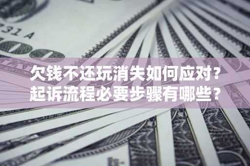 北京欠钱不还玩消失如何应对？起诉流程必要步骤有哪些？